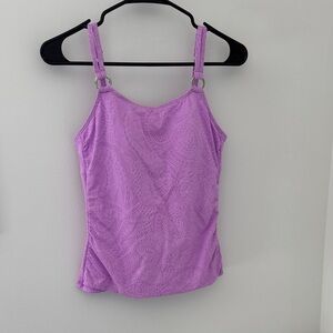 Purple Paisley Bikini Top NWOT